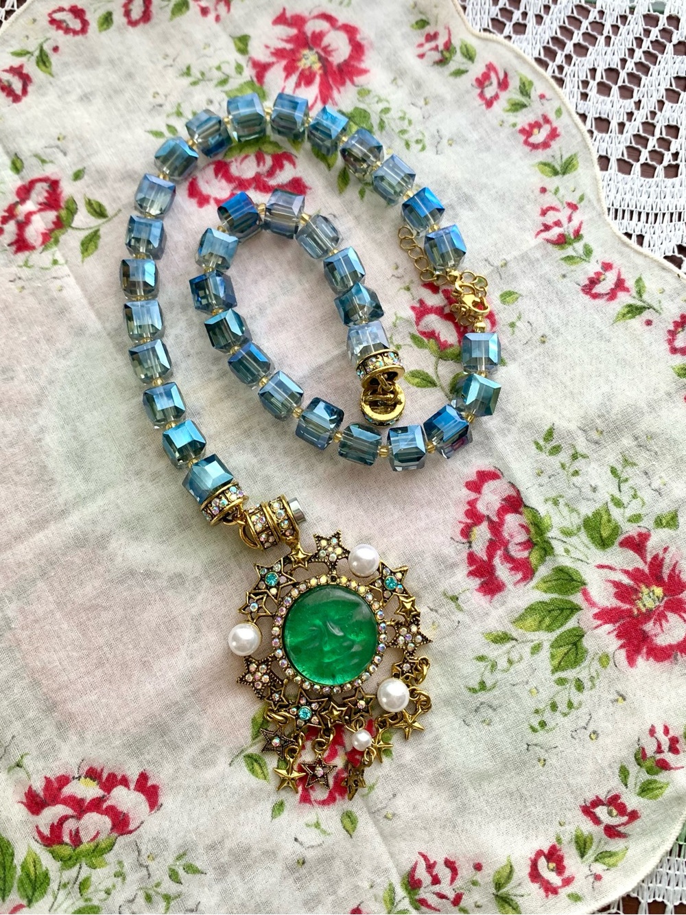 Kirk’s Folly Style Moon Dangle Magnetic Necklace